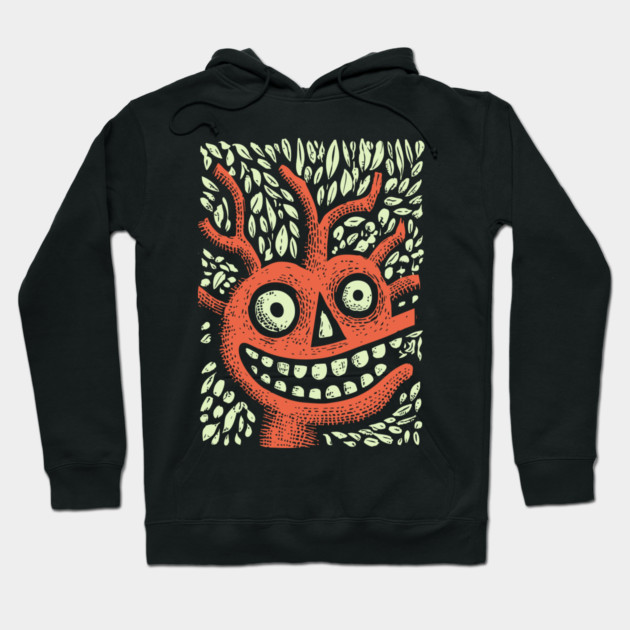 Mischievous Tree Monster | The Forest Sprite Hoodie by TuncGK