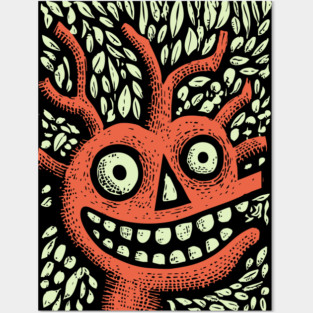 Mischievous Tree Monster | The Forest Sprite Posters and Art
