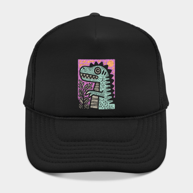 Folk Art T-Rex | The Prehistoric Storybook Character by TuncGK