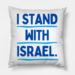 I Stand With Israel Pillow