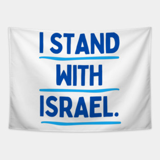 I Stand With Israel Tapestry