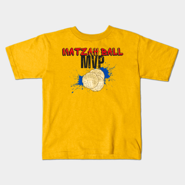 Matzah Ball MVP Kids T-Shirt by Uri Zehavi