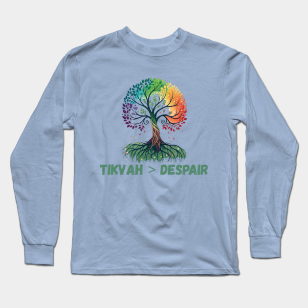 Tikvah > Despair Long Sleeve T-Shirt by Uri Zehavi