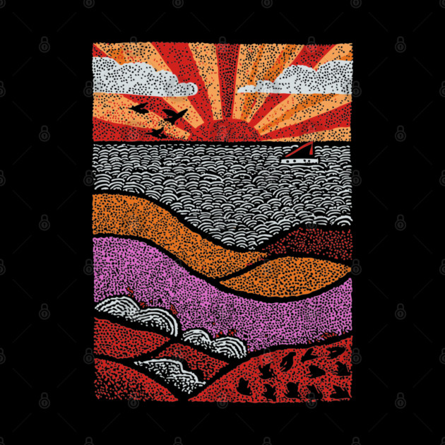 Abstract August Landscape | The Dog Days of Summer by TuncGK