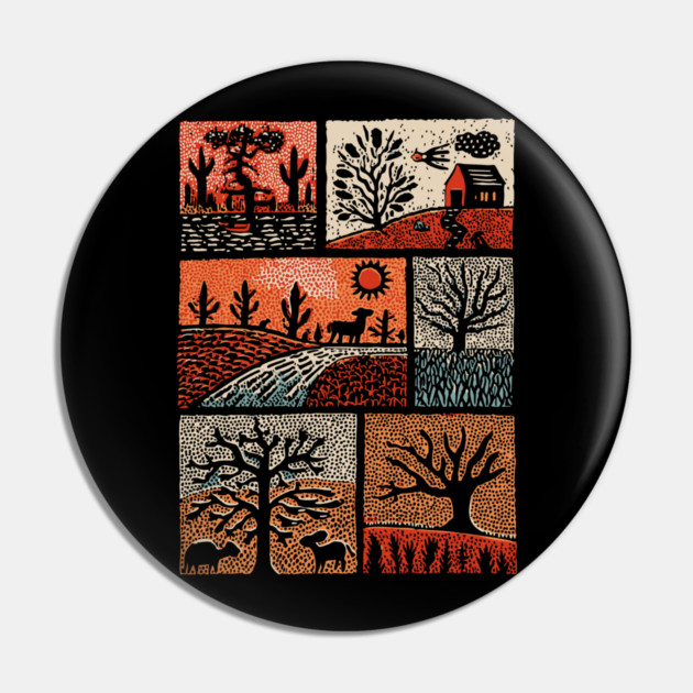 Autumnal Equinox | A Patchwork of Fall Pin by TuncGK