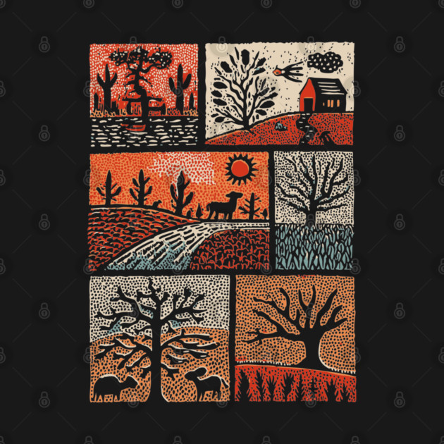 Autumnal Equinox | A Patchwork of Fall by TuncGK