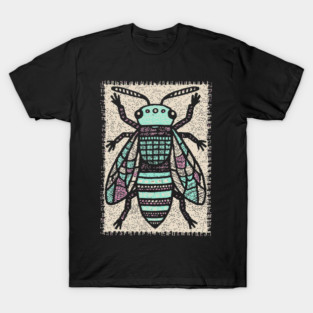 Sacred Bee Glyph | The Honeycomb Oracle T-Shirt