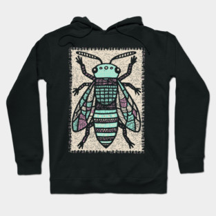 Sacred Bee Glyph | The Honeycomb Oracle Hoodie