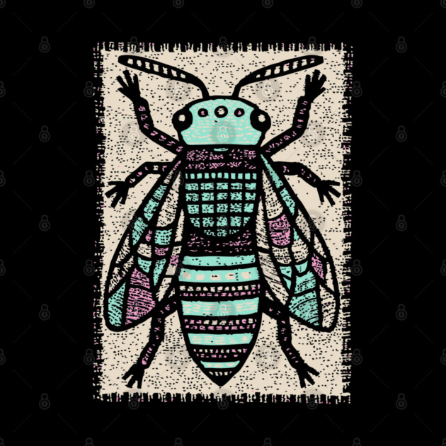 Sacred Bee Glyph | The Honeycomb Oracle by TuncGK