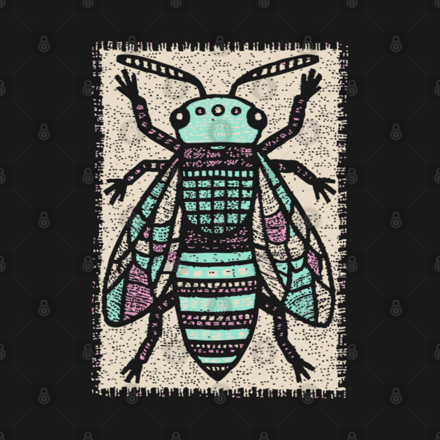 Sacred Bee Glyph | The Honeycomb Oracle by TuncGK