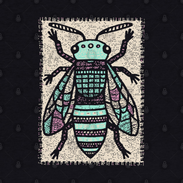 Sacred Bee Glyph | The Honeycomb Oracle by TuncGK