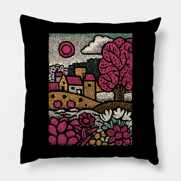 Vernal Equinox | The Reawakening of Spring Pillow by TuncGK