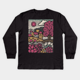Vernal Equinox | The Reawakening of Spring Kids Long Sleeve T-Shirt