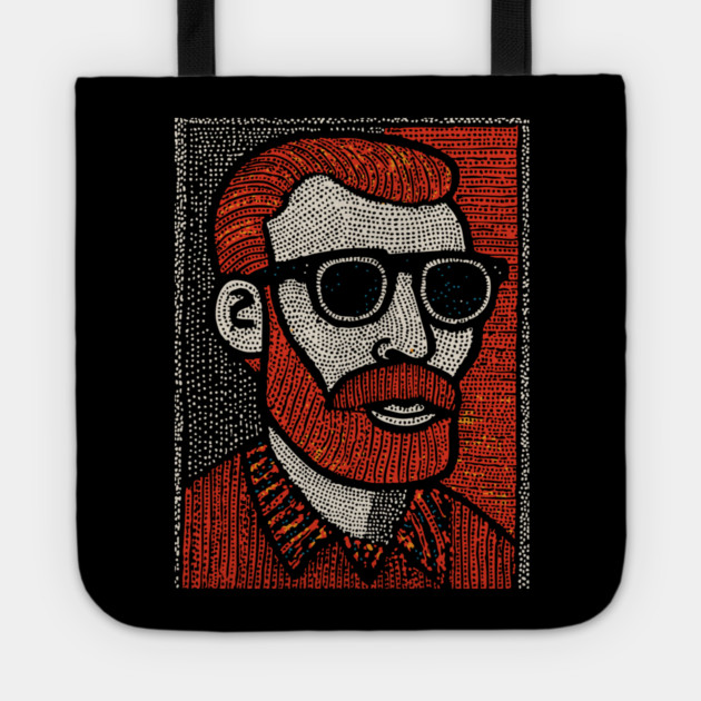 The Post-Impressionist | A Starry Night Portrait Tote by TuncGK