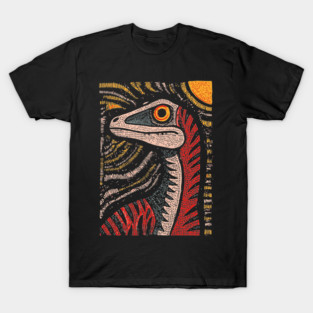 Ferocious Velociraptor | Cretaceous Period Hunter T-Shirt