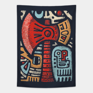 Primal War Axe | The Barbarian's Tomahawk Tapestry