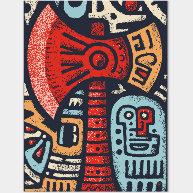 Primal War Axe | The Barbarian's Tomahawk Wall Art by TuncGK