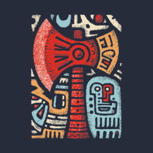 Primal War Axe | The Barbarian's Tomahawk T-Shirt