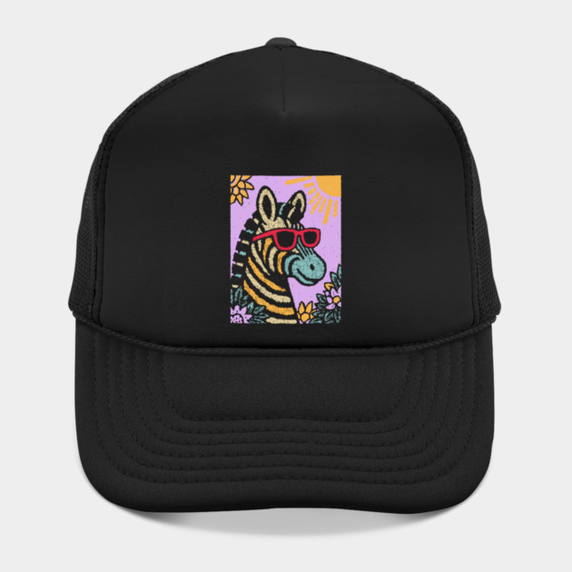 Groovy Zebra | Funky Safari Pop Art by TuncGK