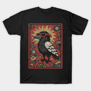 The Wise Raven Professor | Edgar Allan Poe-inspired T-Shirt