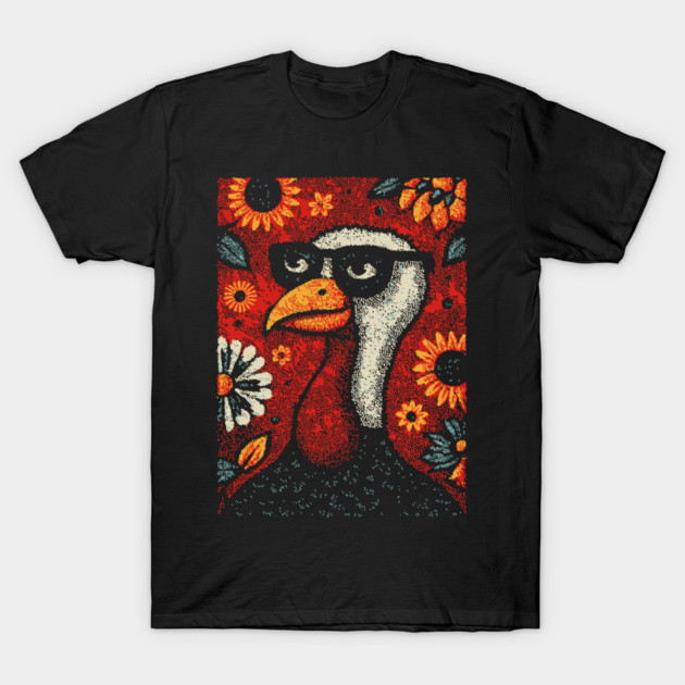 Nerdy Turkey | The Intellectual Gobbler T-Shirt by TuncGK