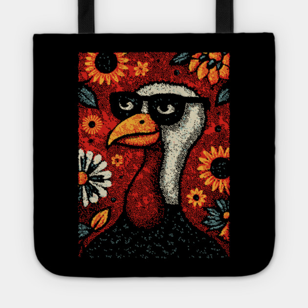Nerdy Turkey | The Intellectual Gobbler Tote by TuncGK