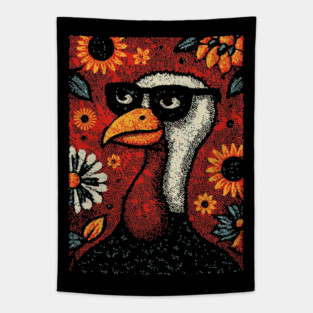 Nerdy Turkey | The Intellectual Gobbler Tapestry