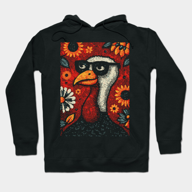 Nerdy Turkey | The Intellectual Gobbler Hoodie by TuncGK
