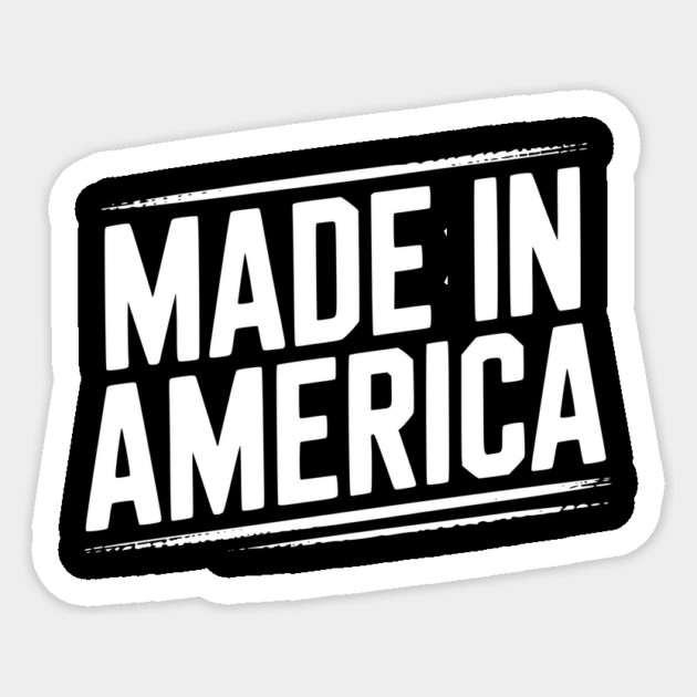 Made in America Sticker by Frank Ring