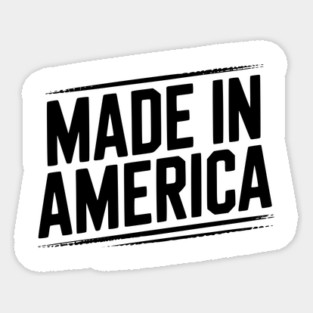 Made in America Sticker