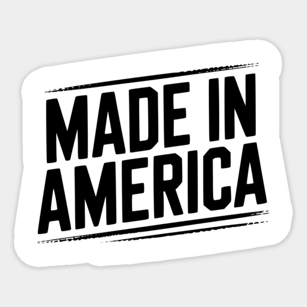 Made in America Sticker by Frank Ring