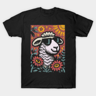 Dreamy Sheep | The Whimsical Woolly Lamb T-Shirt