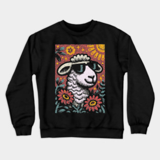 Dreamy Sheep | The Whimsical Woolly Lamb Crewneck Sweatshirt