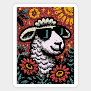 Dreamy Sheep | The Whimsical Woolly Lamb Sticker