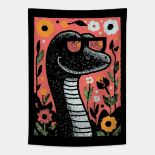 Cool Snake in the Grass | The Laid-Back Reptile Tapestry