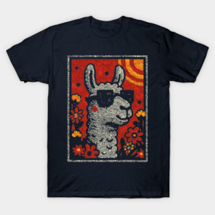 Hipster Alpaca | The No-Drama Llama T-Shirt