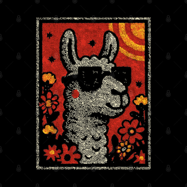 Hipster Alpaca | The No-Drama Llama by TuncGK