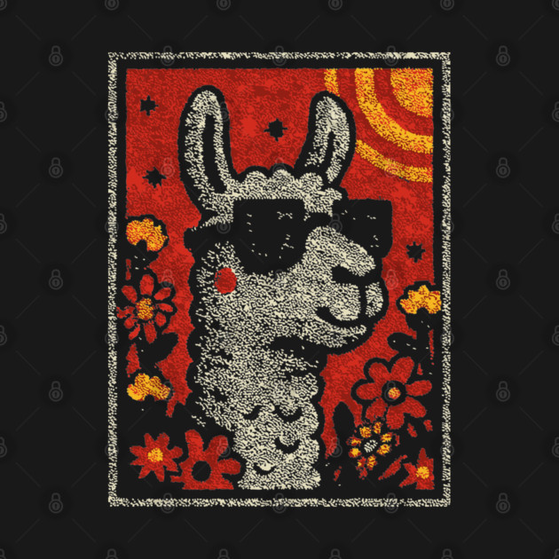 Hipster Alpaca | The No-Drama Llama by TuncGK