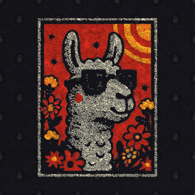 Hipster Alpaca | The No-Drama Llama by TuncGK