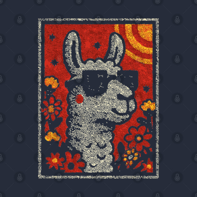 Hipster Alpaca | The No-Drama Llama by TuncGK