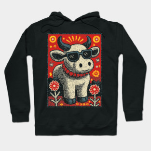 Nerdy Cow | The Intellectual Heifer Hoodie
