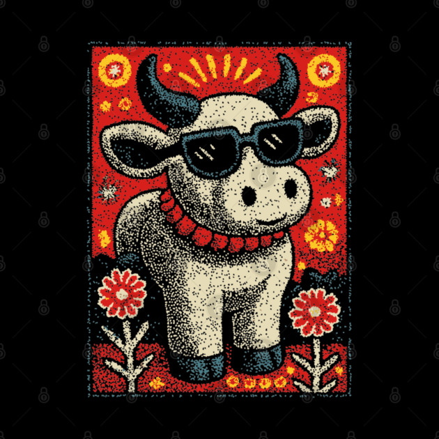 Nerdy Cow | The Intellectual Heifer by TuncGK