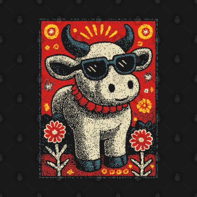 Nerdy Cow | The Intellectual Heifer by TuncGK