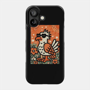 Quirky Hoatzin Bird | The Punk Rock Prehistoric Fowl Phone Case