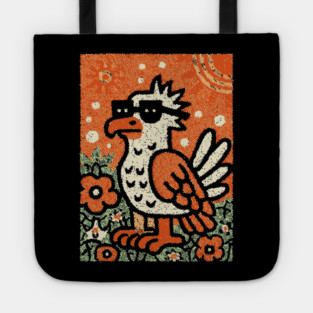 Quirky Hoatzin Bird | The Punk Rock Prehistoric Fowl Tote