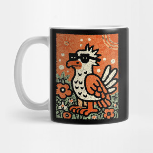 Quirky Hoatzin Bird | The Punk Rock Prehistoric Fowl Mug