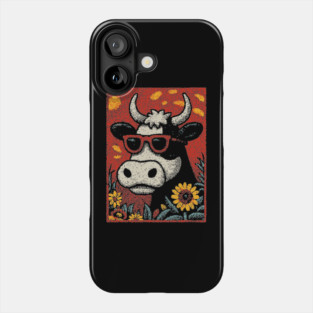 Groovy Cow | The Flower Child of the Pasture Phone Case