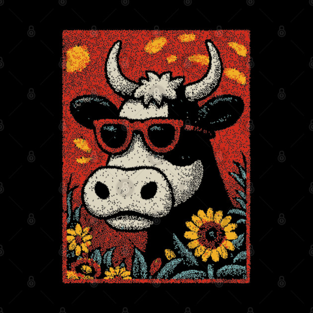 Groovy Cow | The Flower Child of the Pasture by TuncGK