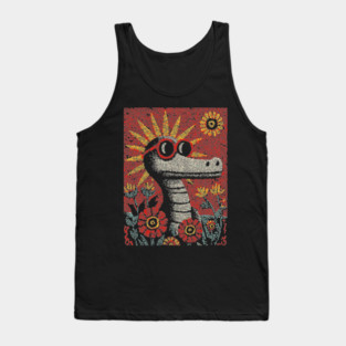 Nerdy Serpent | The Intellectual Reptile Tank Top