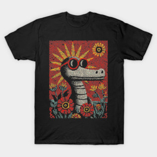Nerdy Serpent | The Intellectual Reptile T-Shirt